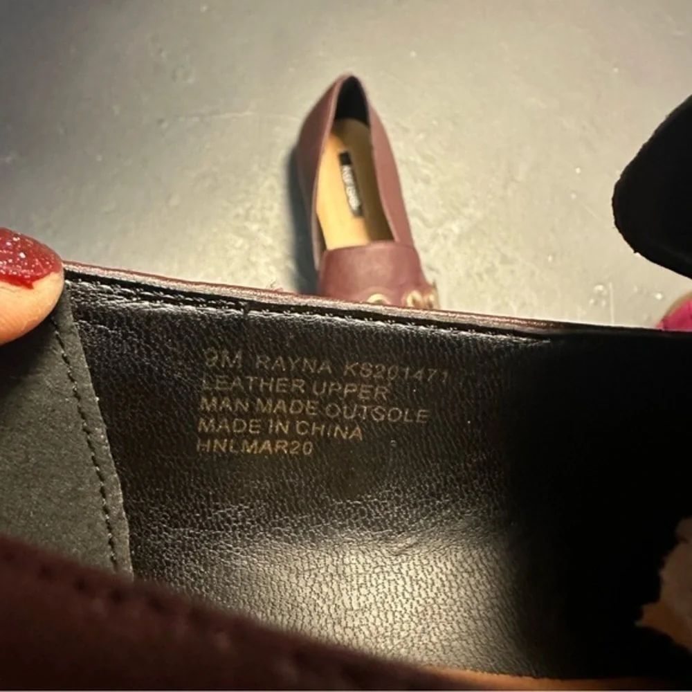 Kensie leather loafers 9